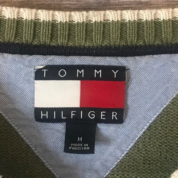 Tommy Hilfiger V Neck Sweater - Picture 4 of 7